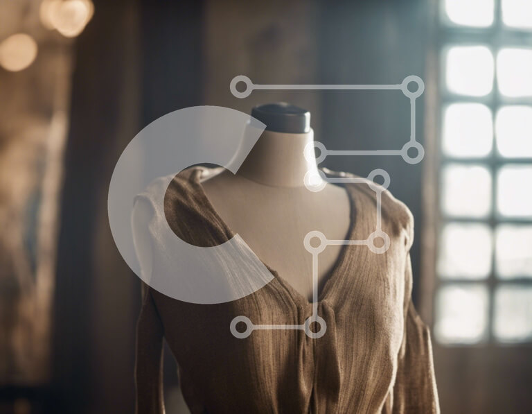 Intra Συλλεκτικό Ξύλινο Παζλ Plywood  4mm - Μανεκέν με καφέ ρούχα από το Open Window Σε Ξύλινο Κουτί - Διαστάσεις Puzzle: 10x10 cm – 25 κομμάτια