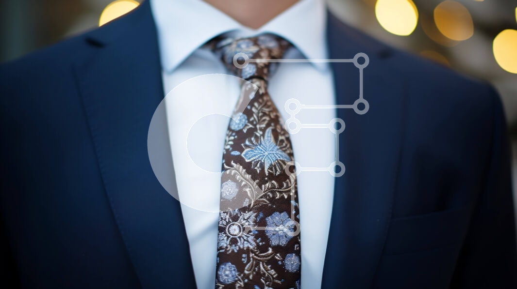 Intra Συλλεκτικό Ξύλινο Παζλ Plywood  4mm - Κομψό ντύσιμο με μοτίβο γραβάτα Σε Ξύλινο Κουτί - Διαστάσεις Puzzle: 10x10 cm – 25 κομμάτια