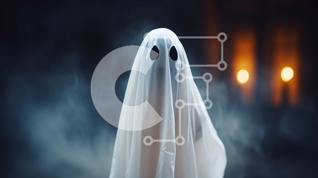 Intra Συλλεκτικό Ξύλινο Παζλ Plywood  4mm - Φάντασμα για το Halloween με κεριά Σε Ξύλινο Κουτί - Διαστάσεις: 10x10 cm – 25 κομμάτια