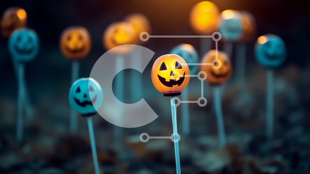 Intra Συλλεκτικό Ξύλινο Παζλ Plywood  4mm - Γλειφιτζούρια σε σχήμα κολοκύθας για τις γιορτές του Halloween Σε Ξύλινο Κουτί - Διαστάσεις: 10x10 cm – 25 κομμάτια