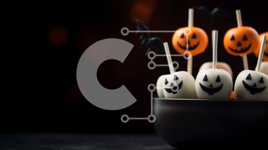 Intra Συλλεκτικό Ξύλινο Παζλ Plywood  4mm - Γλειφιτζούρια κολοκύθας αποκριών σε ένα μπολ Σε Ξύλινο Κουτί - Διαστάσεις: 10x10 cm – 25 κομμάτια