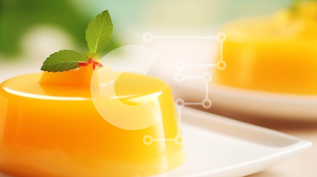 Σετ των 2 Intra Συλλεκτικό Ξύλινο Παζλ Plywood  4mm - Επιδόρπια πουτίγκας πορτοκαλιού με γαρνιτούρα από φύλλα μέντας Σε Ξύλινο Κουτί - Διαστάσεις: 10x10 cm – 25 κομμάτια