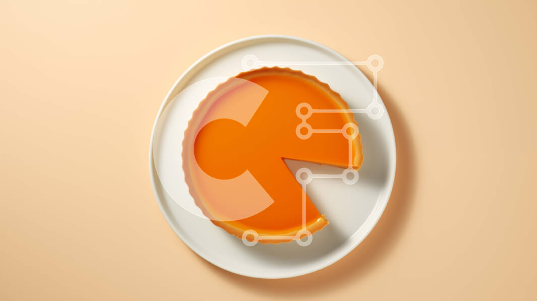 Σετ των 2 Intra Συλλεκτικό Ξύλινο Παζλ Plywood  4mm - Πορτοκαλόπιτα σε λευκό πιάτο Σε Ξύλινο Κουτί - Διαστάσεις: 10x10 cm – 25 κομμάτια