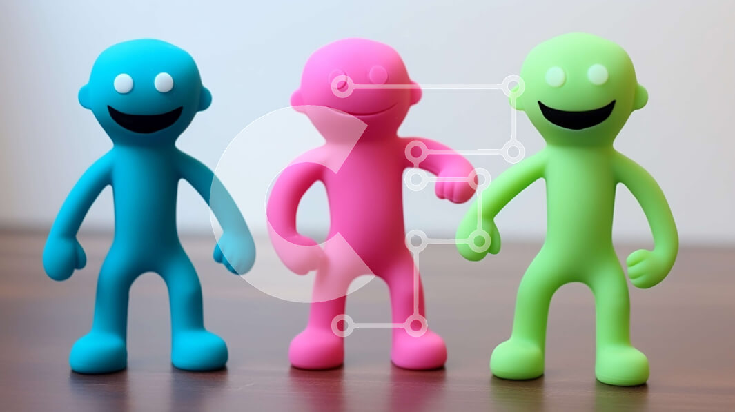 Intra Συλλεκτικό Ξύλινο Παζλ Plywood  4mm - Πολύχρωμες φιγούρες παιχνιδιών σε ξύλινο τραπέζι Σε Ξύλινο Κουτί - Διαστάσεις Puzzle: 10x10 cm – 25 κομμάτια