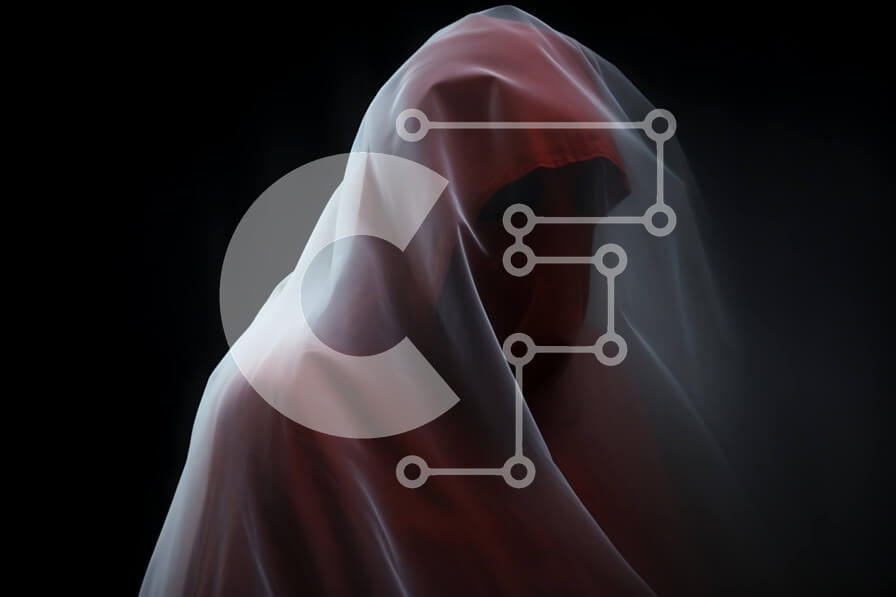 Intra Συλλεκτικό Ξύλινο Παζλ Plywood  4mm - Ghostly Figure σε κόκκινο και λευκό Σε Ξύλινο Κουτί - Διαστάσεις Puzzle: 10x10 cm – 25 κομμάτια