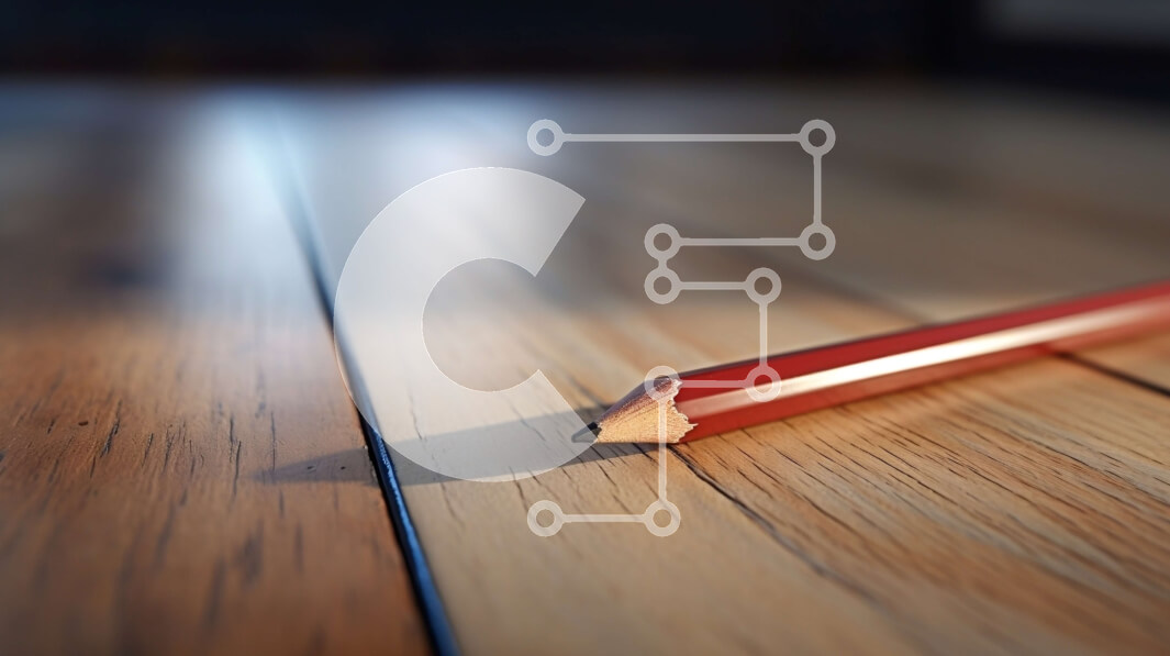 Intra Συλλεκτικό Ξύλινο Παζλ Plywood  4mm - Κόκκινο μολύβι σε ξύλινο πάτωμα Σε Ξύλινο Κουτί - Διαστάσεις: 10x10 cm – 25 κομμάτια