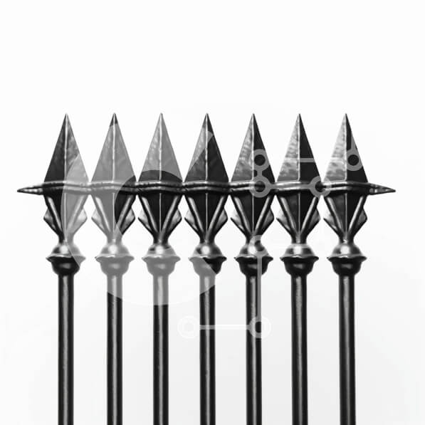 Intra Συλλεκτικό Ξύλινο Παζλ Plywood  4mm - Μοναδικές μεταλλικές αιχμές διατεταγμένες σε ευθεία γραμμή Σε Ξύλινο Κουτί - Διαστάσεις: 10x10 cm – 25 κομμάτια