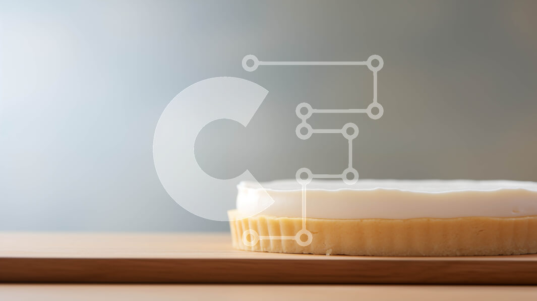 Σετ των 2 Intra Συλλεκτικό Ξύλινο Παζλ Plywood  4mm - Φρεσκοψημένο μικρό λευκό κέικ σε ημιτελή ξύλινη σανίδα Σε Ξύλινο Κουτί - Διαστάσεις: 10x10 cm – 25 κομμάτια