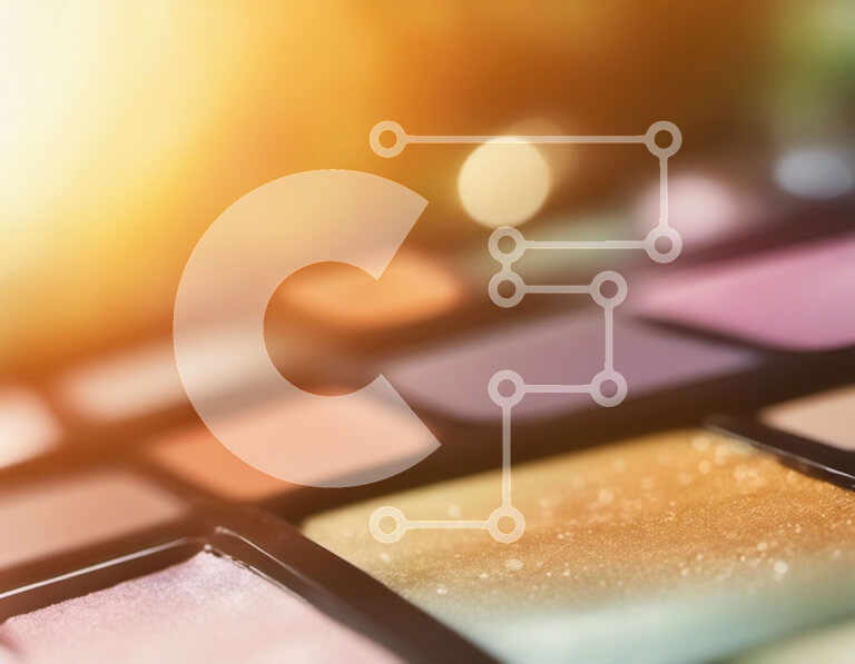 Intra Συλλεκτικό Ξύλινο Παζλ Plywood  4mm - Ζωντανή παλέτα μακιγιάζ με σκιές ματιών, ρουζ και highlighter Σε Ξύλινο Κουτί - Διαστάσεις Puzzle: 10x10 cm – 25 κομμάτια