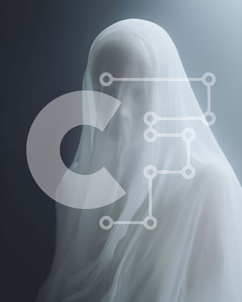 Intra Συλλεκτικό Ξύλινο Παζλ Plywood  4mm - Ghostly Woman με λευκό πέπλο Σε Ξύλινο Κουτί - Διαστάσεις Puzzle: 10x10 cm – 25 κομμάτια