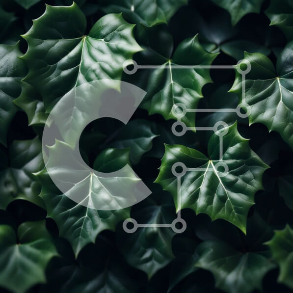 Intra Συλλεκτικό Ξύλινο Παζλ Plywood  4mm - Όμορφη κινηματογράφηση σε πρώτο πλάνο από υγιή πράσινα φύλλα σε ένα φυτό Σε Ξύλινο Κουτί - Διαστάσεις: 10x10 cm – 25 κομμάτια