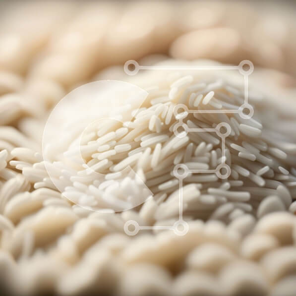 Σετ των 2 Intra Συλλεκτικό Ξύλινο Παζλ Plywood  4mm - Εικόνα υψηλής ποιότητας από κόκκους λευκού ρυζιού από κοντά Σε Ξύλινο Κουτί - Διαστάσεις: 10x10 cm – 25 κομμάτια