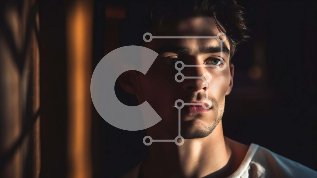 Intra Συλλεκτικό Ξύλινο Παζλ Plywood  4mm - Στοχαστικός νεαρός άνδρας που στέκεται μπροστά από το παράθυρο Σε Ξύλινο Κουτί - Διαστάσεις Puzzle: 10x10 cm – 25 κομμάτια