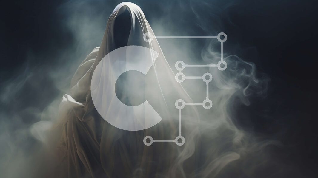 Intra Συλλεκτικό Ξύλινο Παζλ Plywood  4mm - Ghostly Figure σε καπνό και ομίχλη Σε Ξύλινο Κουτί - Διαστάσεις Puzzle: 10x10 cm – 25 κομμάτια