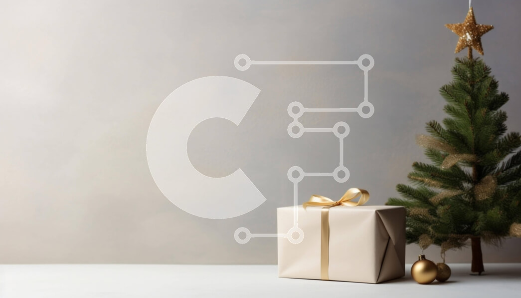 Intra Συλλεκτικό Ξύλινο Παζλ Plywood  4mm - Χριστουγεννιάτικο δέντρο με δώρα και στολίδια Σε Ξύλινο Κουτί - Διαστάσεις: 10x10 cm – 25 κομμάτια