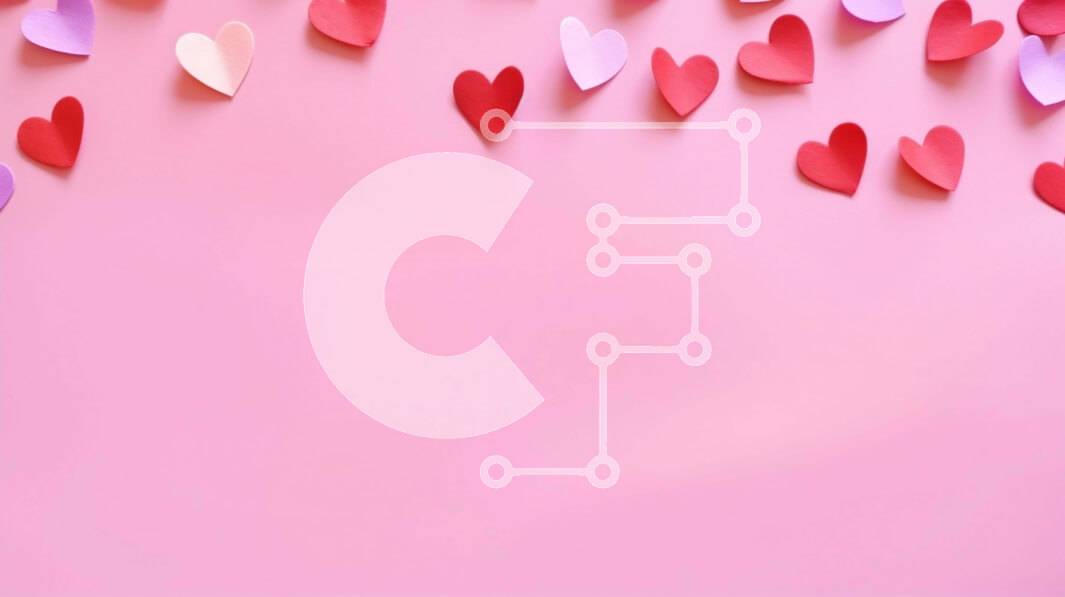 Intra Συλλεκτικό Ξύλινο Παζλ Plywood  4mm - Ροζ φόντο με αιωρούμενες καρδιές Σε Ξύλινο Κουτί - Διαστάσεις Puzzle: 10x10 cm – 25 κομμάτια