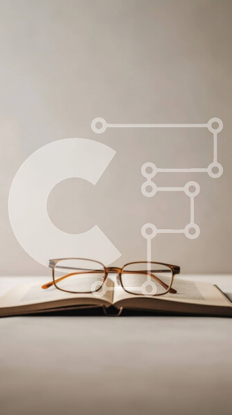 Intra Συλλεκτικό Ξύλινο Παζλ Plywood  4mm - Μελέτη με στυλ: Ανοιχτό βιβλίο με γυαλιά στο τραπέζι Σε Ξύλινο Κουτί - Διαστάσεις Puzzle: 10x10 cm – 25 κομμάτια