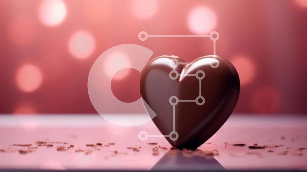 Intra Συλλεκτικό Ξύλινο Παζλ Plywood  4mm - Ρομαντική μπάρα σοκολάτας σε σχήμα καρδιάς για ειδικές περιστάσεις Σε Ξύλινο Κουτί - Διαστάσεις Puzzle: 10x10 cm – 25 κομμάτια