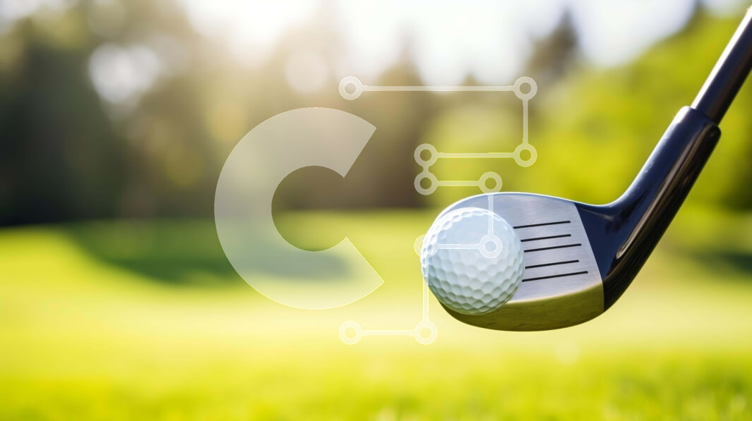 Intra Συλλεκτικό Ξύλινο Παζλ Plywood  4mm - Λέσχη γκολφ και μπάλα στο πράσινο γρασίδι Σε Ξύλινο Κουτί - Διαστάσεις Puzzle: 10x10 cm – 25 κομμάτια