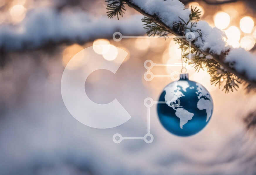 Intra Συλλεκτικό Ξύλινο Παζλ Plywood  4mm - Διακόσμηση διακοπών με στολίδι Globe Σε Ξύλινο Κουτί - Διαστάσεις: 10x10 cm – 25 κομμάτια