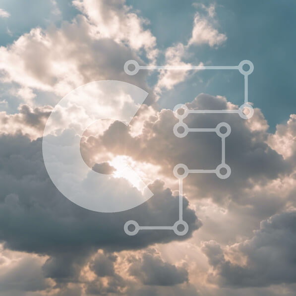 Intra Συλλεκτικό Ξύλινο Παζλ Plywood  4mm - Συννεφιασμένος ουρανός με το φως του ήλιου να διαπερνά Σε Ξύλινο Κουτί - Διαστάσεις: 10x10 cm – 25 κομμάτια