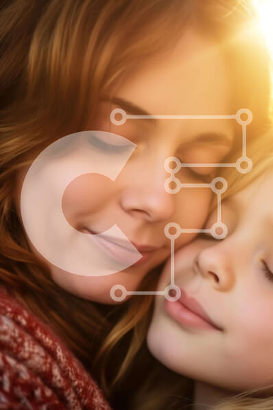 Intra Συλλεκτικό Ξύλινο Παζλ Plywood  4mm - Μητέρα και κόρη απολαμβάνουν ποιοτικό χρόνο στον ήλιο Σε Ξύλινο Κουτί - Διαστάσεις Puzzle: 10x10 cm – 25 κομμάτια