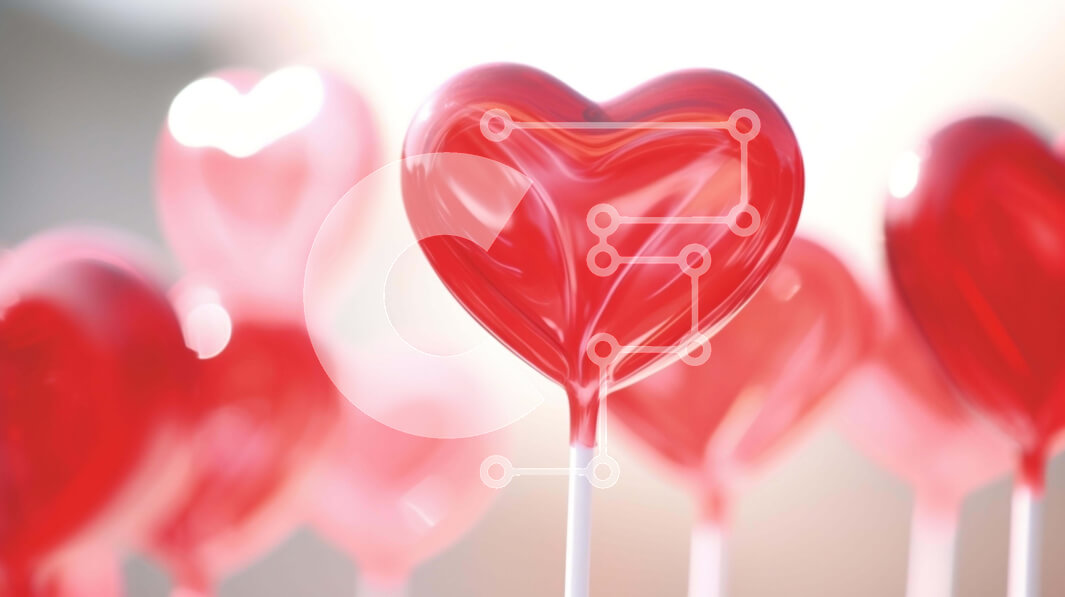 Intra Συλλεκτικό Ξύλινο Παζλ Plywood  4mm - Γλειφιτζούρια σε σχήμα καρδιάς σε διάφορα σχήματα και χρώματα Σε Ξύλινο Κουτί - Διαστάσεις Puzzle: 10x10 cm – 25 κομμάτια