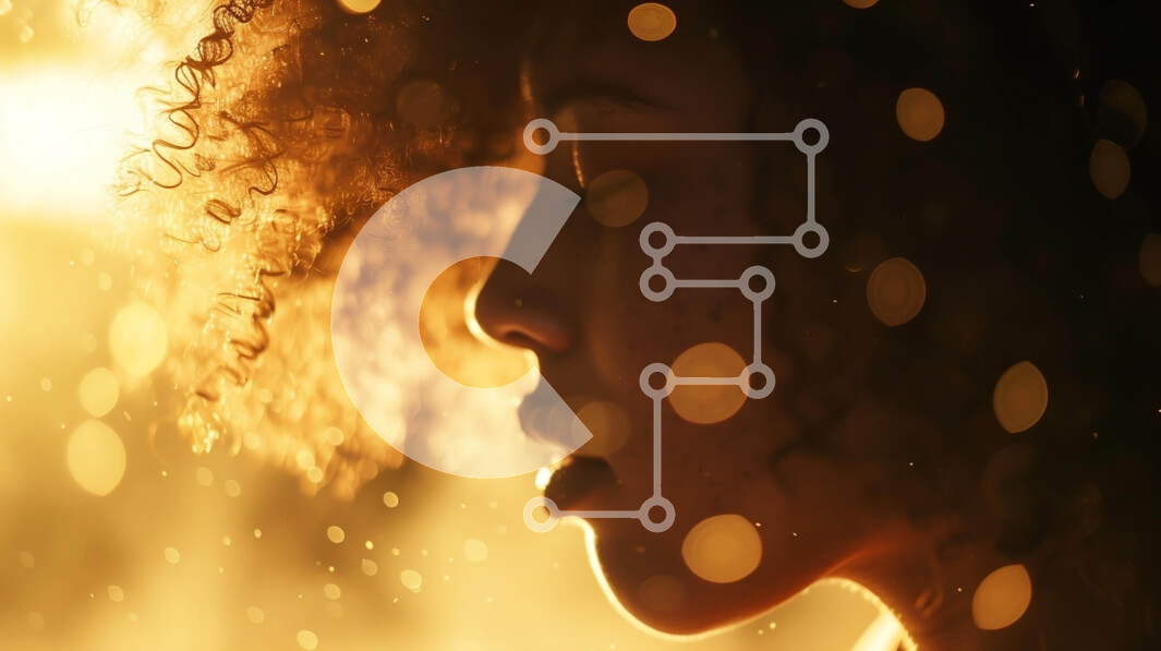 Σετ των 2 Intra Συλλεκτικό Ξύλινο Παζλ Plywood  4mm - Μυστήριο και Ομορφιά: Γυναίκα με μακριά σγουρά μαλλιά κοιτάζοντας το κενό Σε Ξύλινο Κουτί - Διαστάσεις: 10x10 cm – 25 κομμάτια