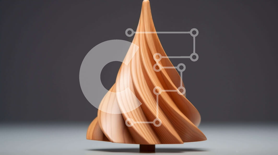 Intra Συλλεκτικό Ξύλινο Παζλ Plywood  4mm - Στυλιζαρισμένο ξύλινο γλυπτό δέντρου Σε Ξύλινο Κουτί - Διαστάσεις: 10x10 cm – 25 κομμάτια