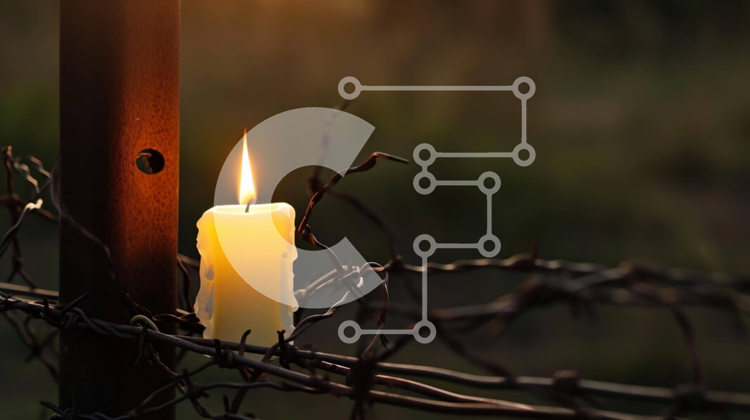 Intra Συλλεκτικό Ξύλινο Παζλ Plywood  4mm - Μονό κερί σε συρματόπλεγμα στο ηλιοβασίλεμα Σε Ξύλινο Κουτί - Διαστάσεις Puzzle: 10x10 cm – 25 κομμάτια