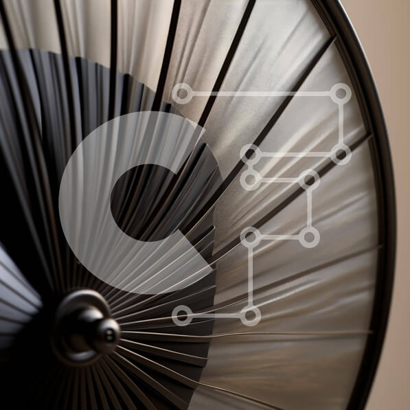 Intra Συλλεκτικό Ξύλινο Παζλ Plywood  4mm - Κοντινό πλάνο με περίπλοκα σχεδιασμένη ομπρέλα Σε Ξύλινο Κουτί - Διαστάσεις: 10x10 cm – 25 κομμάτια