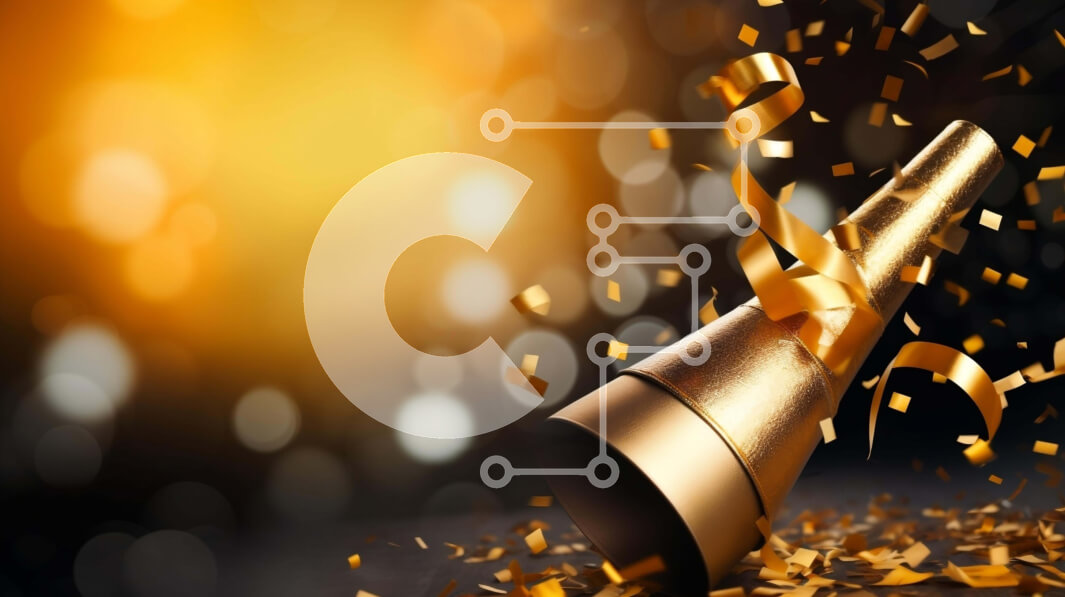 Intra Συλλεκτικό Ξύλινο Παζλ Plywood  4mm - Εορταστική γιορτή με Κομφετί Πόπερ Σε Ξύλινο Κουτί - Διαστάσεις: 10x10 cm – 25 κομμάτια