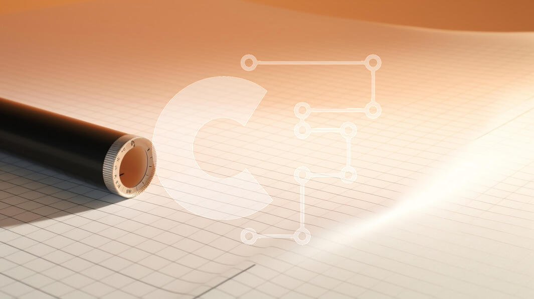 Intra Συλλεκτικό Ξύλινο Παζλ Plywood  4mm - Μαύρο μολύβι σε ανοιχτό φύλλο χαρτιού με γραμμές πλέγματος Σε Ξύλινο Κουτί - Διαστάσεις: 10x10 cm – 25 κομμάτια