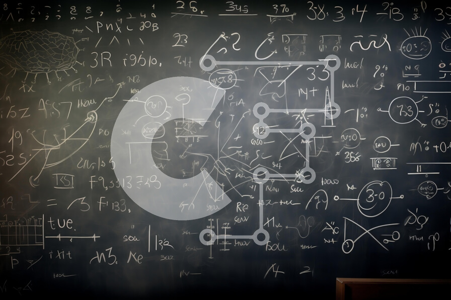 Intra Συλλεκτικό Ξύλινο Παζλ Plywood  4mm - Εκπαιδευτικός Μαυροπίνακας με Μαθηματικές Εξισώσεις και Έδρες Μελέτης Σε Ξύλινο Κουτί - Διαστάσεις Puzzle: 10x10 cm – 25 κομμάτια