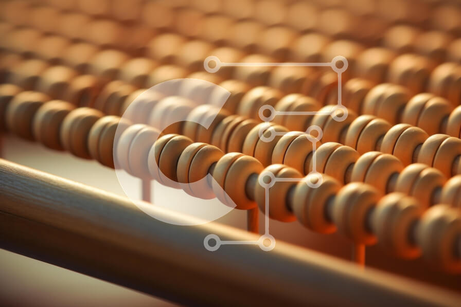 Intra Συλλεκτικό Ξύλινο Παζλ Plywood  4mm - Άβακας με Ξύλινες Χάντρες Σε Ξύλινο Κουτί - Διαστάσεις: 10x10 cm – 25 κομμάτια