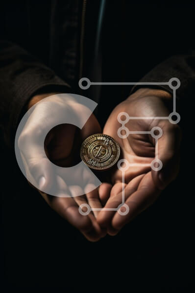 Intra Συλλεκτικό Ξύλινο Παζλ Plywood  4mm - Χέρια που κρατούν νομίσματα Σε Ξύλινο Κουτί - Διαστάσεις: 10x10 cm – 25 κομμάτια