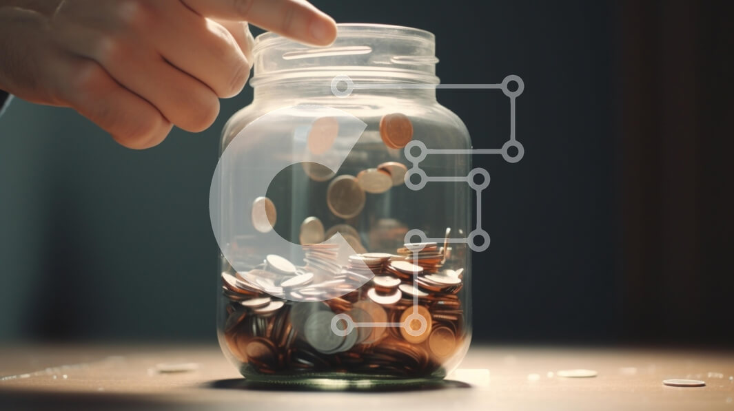 Intra Συλλεκτικό Ξύλινο Παζλ Plywood  4mm - Γυάλινο βάζο και νομίσματα Σε Ξύλινο Κουτί - Διαστάσεις Puzzle: 10x10 cm – 25 κομμάτια