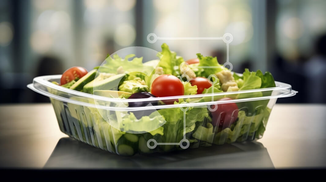 Σετ των 2 Intra Συλλεκτικό Ξύλινο Παζλ Plywood  4mm - Κοινή εμπειρία γεύματος σαλάτας Σε Ξύλινο Κουτί - Διαστάσεις: 10x10 cm – 25 κομμάτια