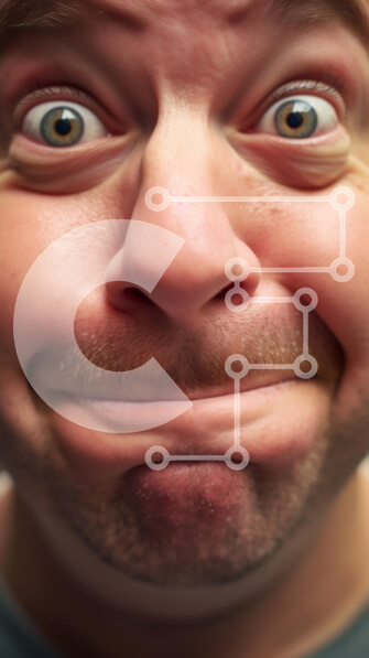 Intra Συλλεκτικό Ξύλινο Παζλ Plywood  4mm - Άνθρωπος με Ανέκφραστο Πρόσωπο Σε Ξύλινο Κουτί - Διαστάσεις Puzzle: 10x10 cm – 25 κομμάτια