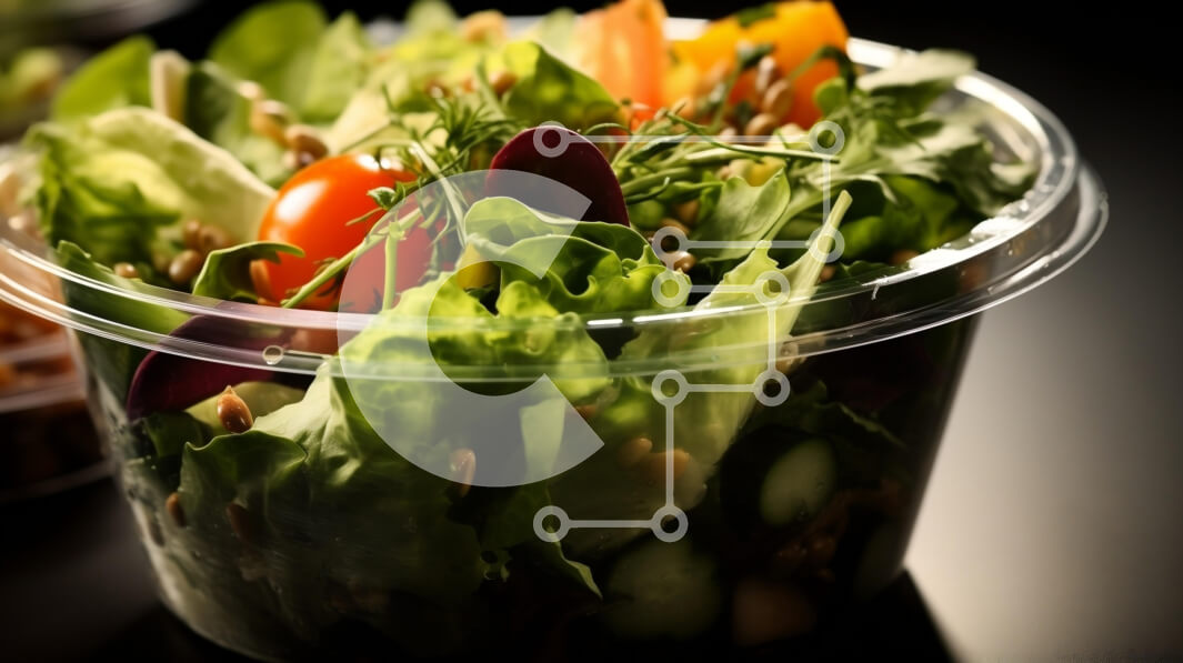 Σετ των 2 Intra Συλλεκτικό Ξύλινο Παζλ Plywood  4mm - Μπολ με φρέσκα λαχανικά Σε Ξύλινο Κουτί - Διαστάσεις: 10x10 cm – 25 κομμάτια