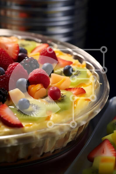 Σετ των 2 Intra Συλλεκτικό Ξύλινο Παζλ Plywood  4mm - Απολαυστική φρουτόπιτα με φρέσκα φρούτα Σε Ξύλινο Κουτί - Διαστάσεις: 10x10 cm – 25 κομμάτια