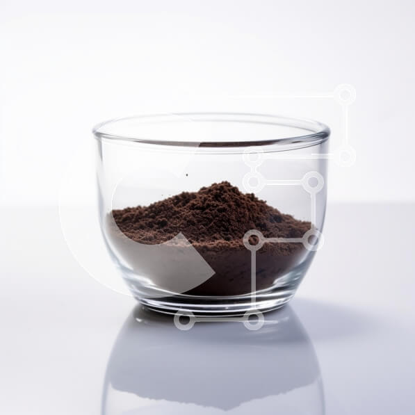 Σετ των 2 Intra Συλλεκτικό Ξύλινο Παζλ Plywood  4mm - Γυάλινο μπολ με σκούρα καφέ σκόνη Σε Ξύλινο Κουτί - Διαστάσεις: 10x10 cm – 25 κομμάτια