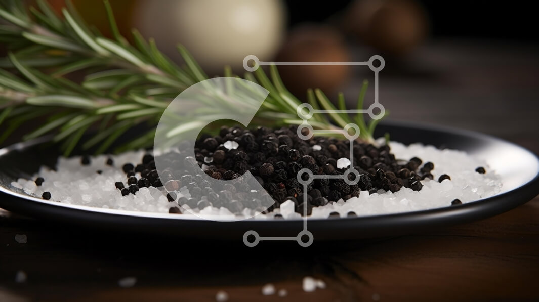 Σετ των 2 Intra Συλλεκτικό Ξύλινο Παζλ Plywood  4mm - Απαραίτητα καρυκεύματα Σε Ξύλινο Κουτί - Διαστάσεις: 10x10 cm – 25 κομμάτια