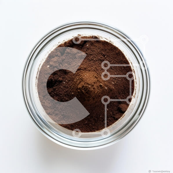 Σετ των 2 Intra Συλλεκτικό Ξύλινο Παζλ Plywood  4mm - Γυάλινο βάζο με σκούρα καφέ σκόνη Σε Ξύλινο Κουτί - Διαστάσεις: 10x10 cm – 25 κομμάτια