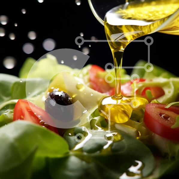 Σετ των 2 Intra Συλλεκτικό Ξύλινο Παζλ Plywood  4mm - Ζωντανή σαλάτα με ντομάτες, ελιές, μαρούλι και ελαιόλαδο Σε Ξύλινο Κουτί - Διαστάσεις: 10x10 cm – 25 κομμάτια