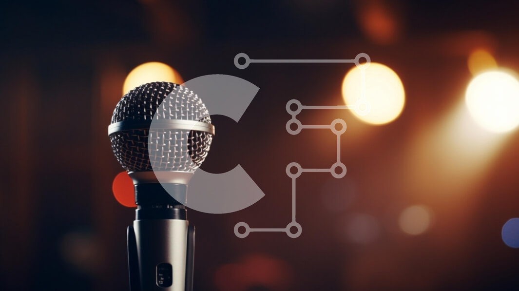 Intra Συλλεκτικό Ξύλινο Παζλ Plywood  4mm - Μικρόφωνο μπροστά από τα φώτα σκηνής Σε Ξύλινο Κουτί - Διαστάσεις Puzzle: 10x10 cm – 25 κομμάτια