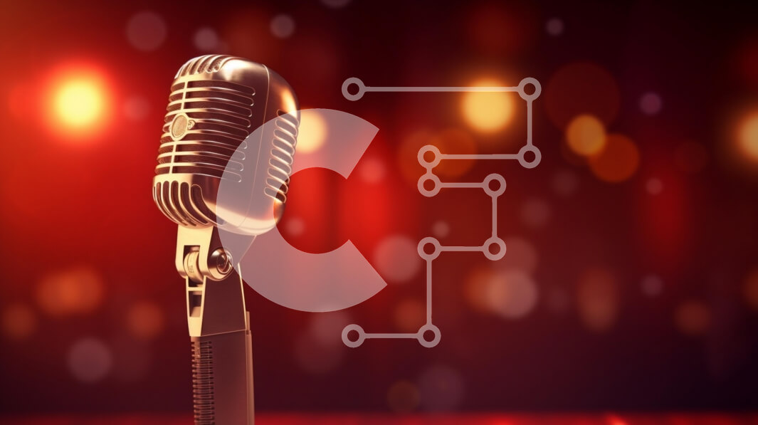 Intra Συλλεκτικό Ξύλινο Παζλ Plywood  4mm - Vintage μικρόφωνο στη σκηνή Σε Ξύλινο Κουτί - Διαστάσεις Puzzle: 10x10 cm – 25 κομμάτια