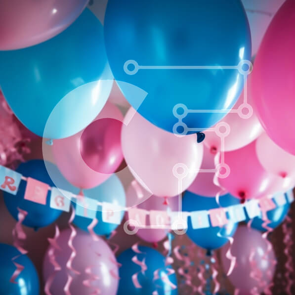 Intra Συλλεκτικό Ξύλινο Παζλ Plywood  4mm - Πολύχρωμα στολίδια για πάρτι γενεθλίων Σε Ξύλινο Κουτί - Διαστάσεις Puzzle: 10x10 cm – 25 κομμάτια