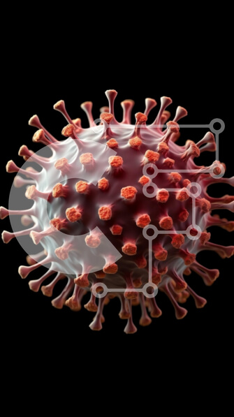 Intra Συλλεκτικό Ξύλινο Παζλ Plywood  4mm - 3D εικόνα του κορωνοϊού Σε Ξύλινο Κουτί - Διαστάσεις Puzzle: 10x10 cm – 25 κομμάτια