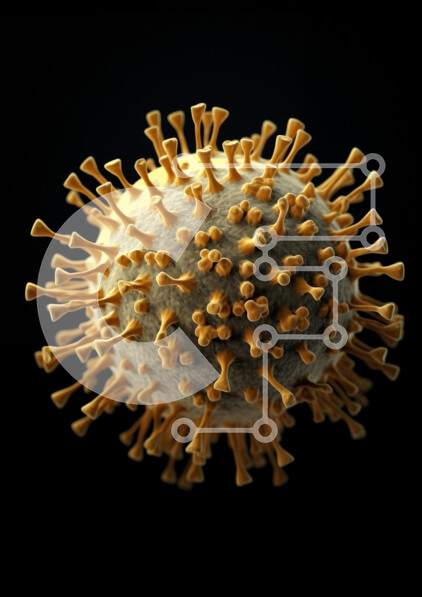 Intra Συλλεκτικό Ξύλινο Παζλ Plywood  4mm - Μελέτη Παθογένεσης Κίτρινου Κορωνοϊού Σε Ξύλινο Κουτί - Διαστάσεις Puzzle: 10x10 cm – 25 κομμάτια